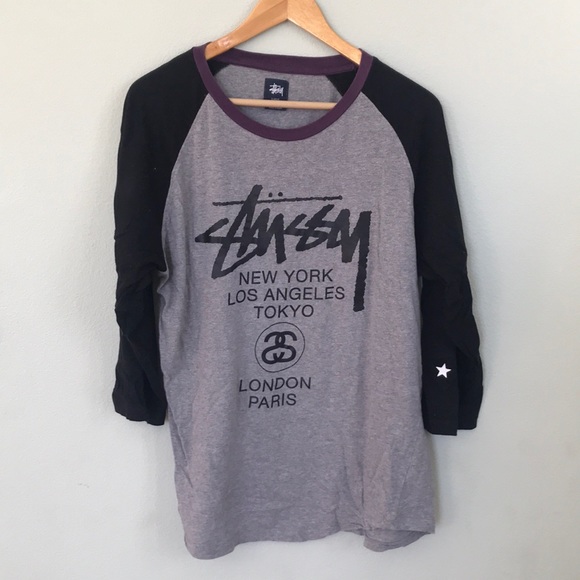 stussy baseball tee